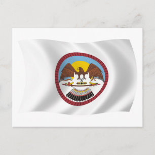 Ute-Stammesflagge Postkarte