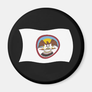 Ute-Stammesflaggen-Magnet Magnet