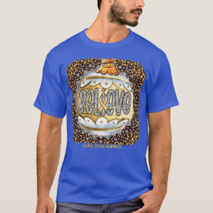 Uterine Awareness Awareness Glauben Ornament Leopa T-Shirt