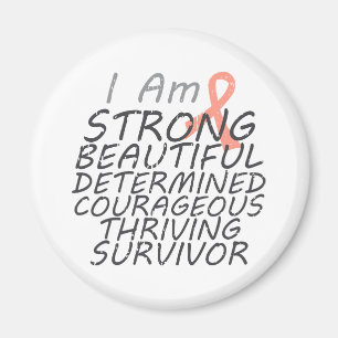 Uteriner Krebs bin ich starker Überlebender Magnet
