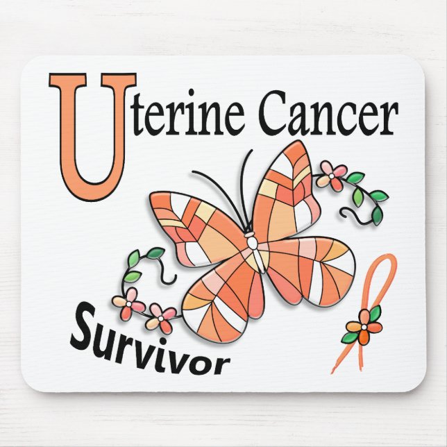 Uteriner Krebs des Überlebend-6 Mousepad (Vorne)