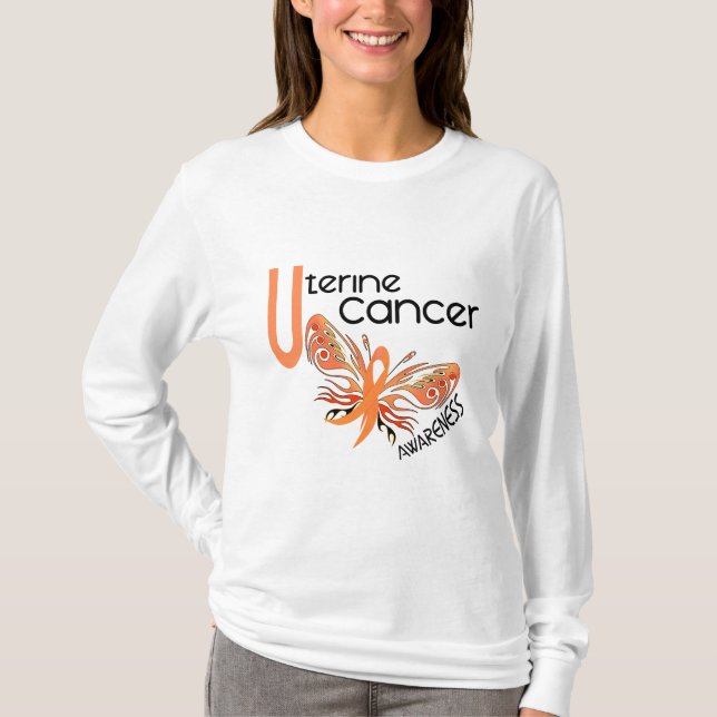 Uteriner Krebs SCHMETTERLING 3,1 T-Shirt (Vorderseite)