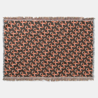 Uterines Krebs-Pfirsich-Band Decke