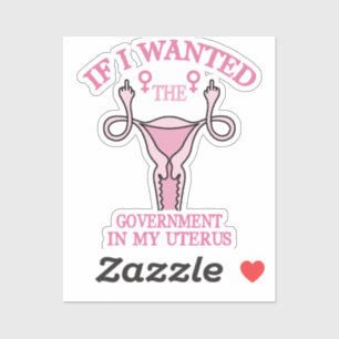 Uterus Aufkleber