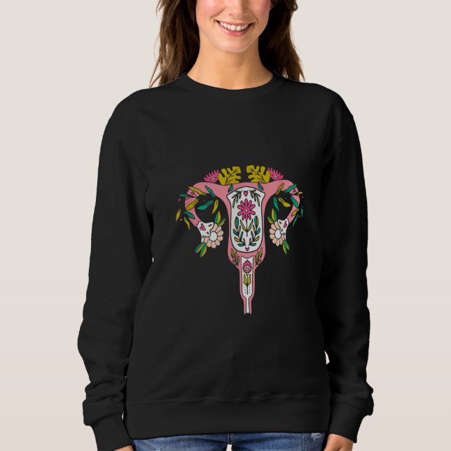 Uterus   Menopause Hysterectomy Sweatshirt (Vorderseite)