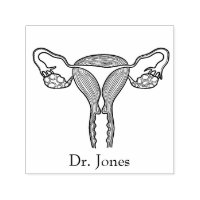 Uterus, menschliche Organe, selbstfärbende Briefma