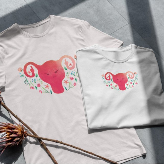 Uterus Middle Finger T-Shirt (Von Creator hochgeladen)