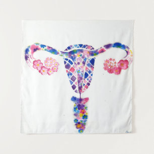 Uterus Wandteppich