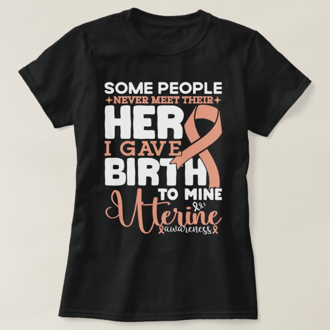 Uterusbewusstsein, das manche Menschen nie treffen T-Shirt (Design vorne)