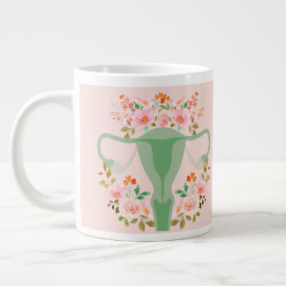 Uterusblume Tasse- (Sage) Jumbo-Tasse