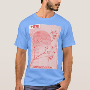 Uteruskrebs Bewusstsein Sakura Kirschblossom T-Shirt