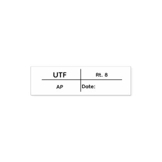 UTF-Stempel Permastempel