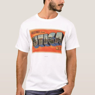 Utica, neuer YorkLarge Buchstabe ScenesUtica, NY T-Shirt