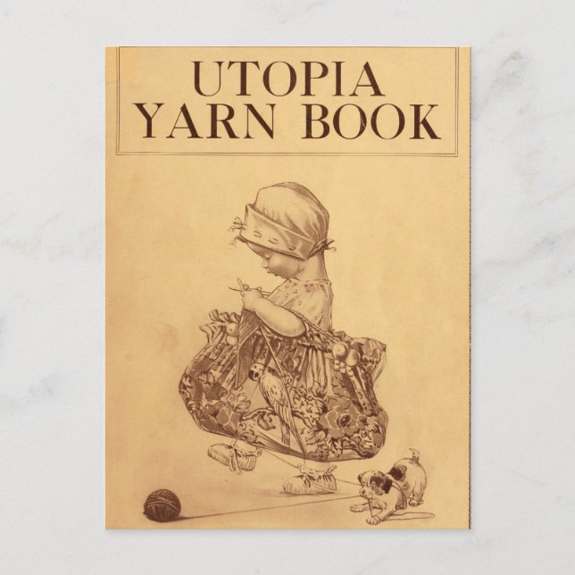 Utopia Yarn Book Postkarte (Vorderseite)