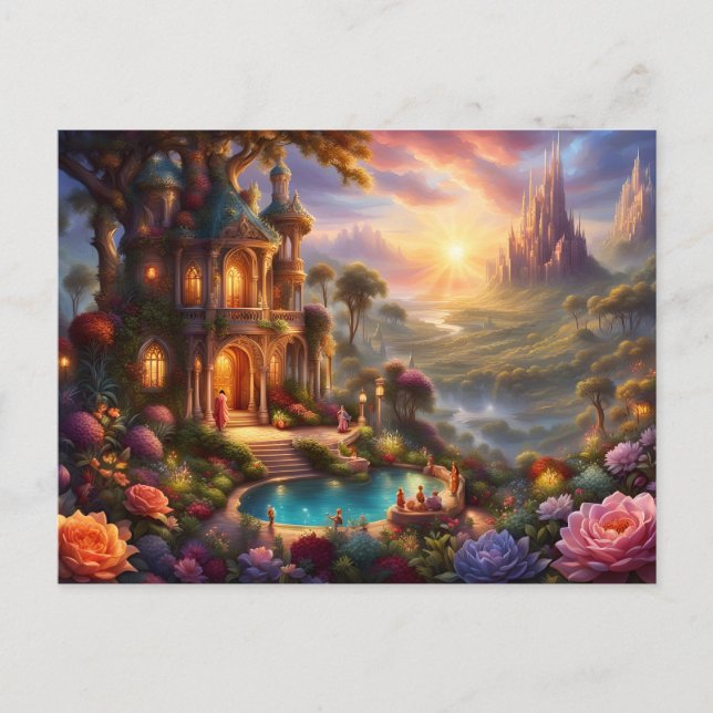 Utopische Welten zum träumen Kalenderbatt Nov.2024 Ankündigungspostkarte (Vorderseite)