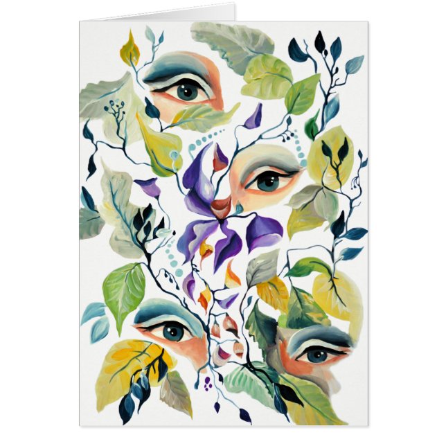 Utopisches Avantgarde-Surreal-Eyes-Design (Vorne)