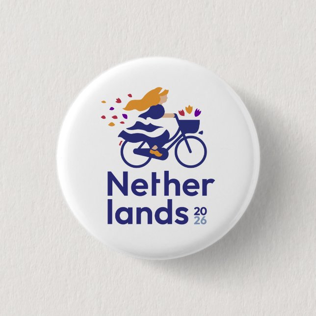 Utrecht Netherlands 2026 International Convention  Button (Vorderseite)
