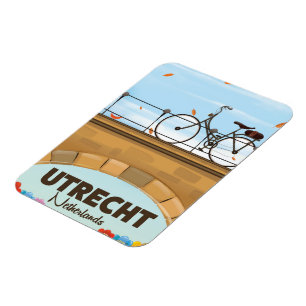 Utrecht Niederlande Ferienplakat. Magnet