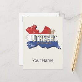 Utrecht Niederlande Karte Niederländisch Vintag So