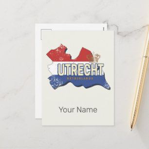 Utrecht Niederlande Karte Niederländisch Vintage S