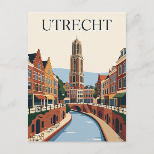 Utrecht Niederlande Postkarte
