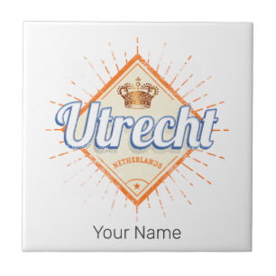 Utrecht Niederlande Stadt Niederländisch Vintage S Fliese