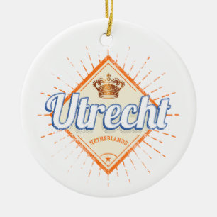 Utrecht Niederlande Stadt Niederländisch Vintage S Keramik Ornament