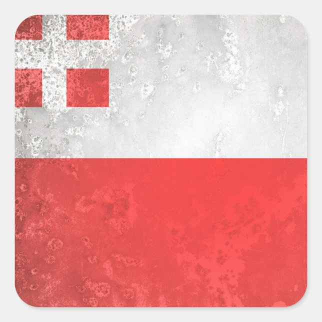 Utrecht Quadratischer Aufkleber (Vorderseite)