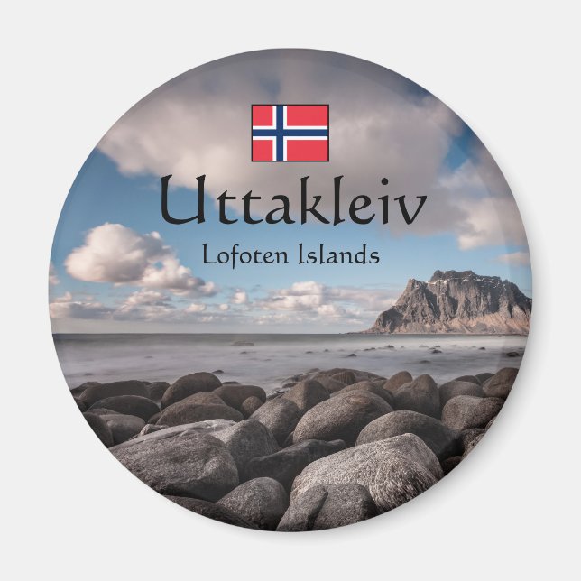 Uttakleiv Souvenir Magnet (Vorne)