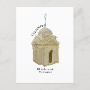 Uttoxeter Dr. Johnson Memorial Postkarte