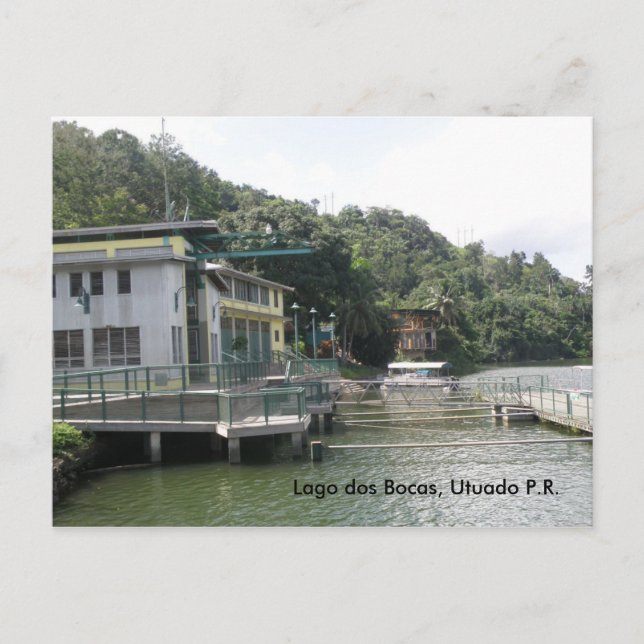 utuadodosbocas2009 (12), Lago dos Bocas, Utuado... Postkarte (Vorderseite)