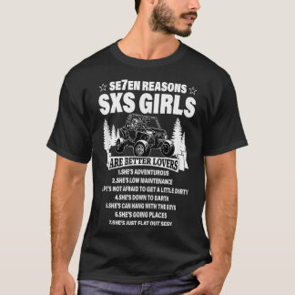 UTV Sieben Gründe SXS Girl sind besser weit weg T-Shirt