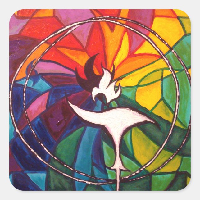 UU Chalice Small Sticker Unitarian Universalist (Vorderseite)