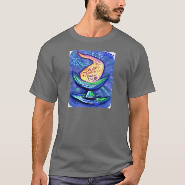 UU, das Chalice.jpg flammt T-Shirt (Vorderseite)