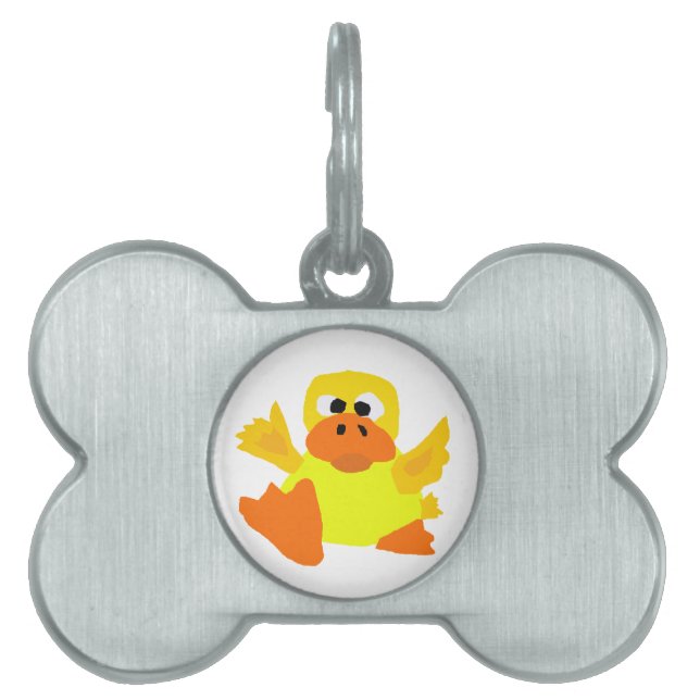 UU-, lustiger Enten-Bigfoot-Kunst-Cartoon Tiermarke (Vorderseite)