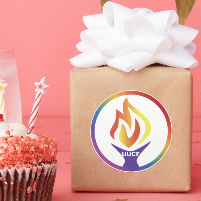 UUCF-Aufkleber Runder Aufkleber (Party)