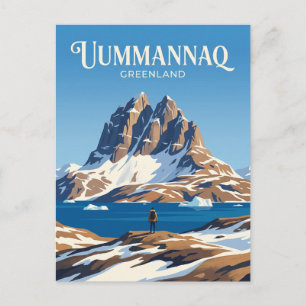 Uummannaq-Berg Grönland Postkarte