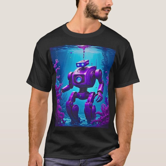 Uunderwater Scanner-Roboter T-Shirt (Vorderseite)