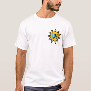 UV Summer sonnengrafiert zeichnend für ihn weißen T-Shirt