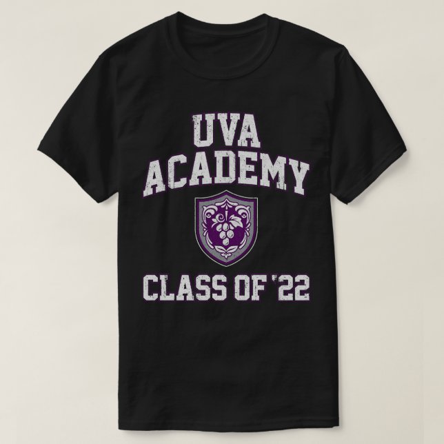 Uva Academy Class of T-Shirt (Design vorne)