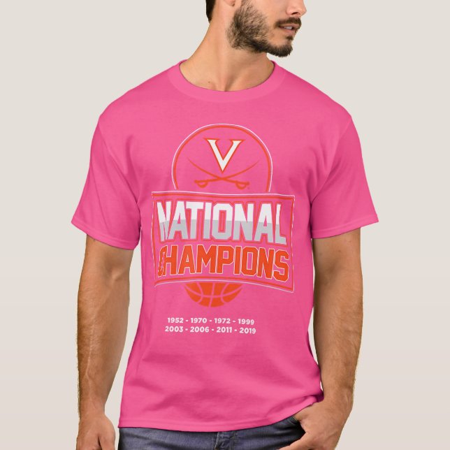 Uva Cavaliers Basketball National Champions 2019 B T-Shirt (Vorderseite)