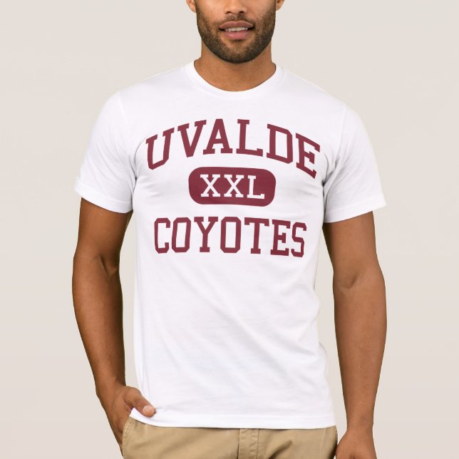 Uvalde - Kojoten - Highschool - Uvalde Texas T-Shirt (Vorderseite)