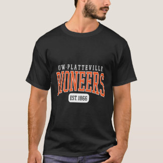 Uw-Platteville Pioneers Est Date T-Shirt