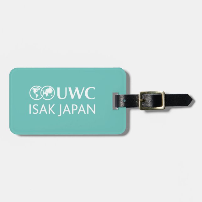 UWC ISAK Japan Luggage tag / ラゲッジタグ Gepäckanhänger (Vorderseite horizontal)
