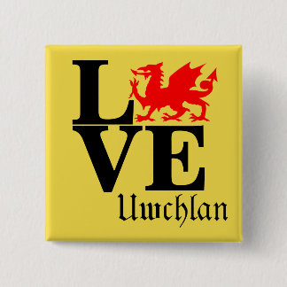 Uwchlan Gemeinde LIEBE Quadrat-Knopf Button