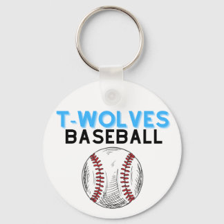 Uwharrie Timberwolves Baseball Keychain Schlüsselanhänger