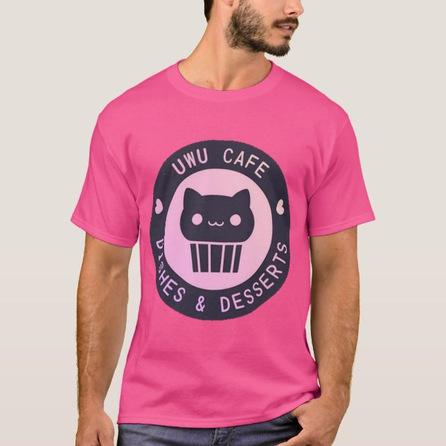 UwU Café  T-Shirt (Vorderseite)