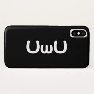 UwU Happy Anime Face Emoticon Case-Mate iPhone Hülle