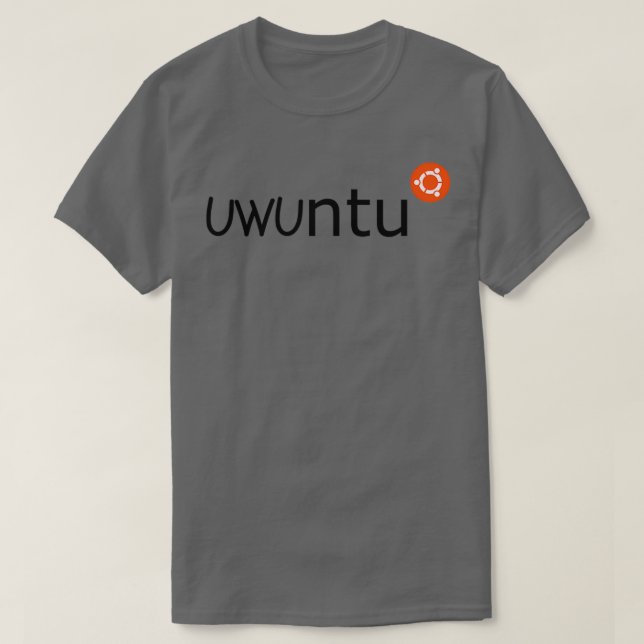 Uwuntu kawaii ubuntu T-Shirt (Design vorne)