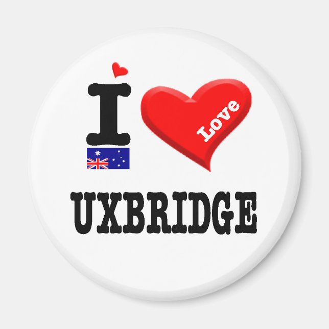 UXBRIDGE - I Liebe Magnet (Vorne)